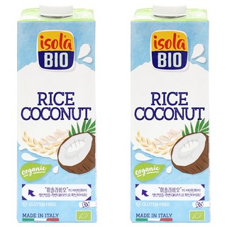 isola BIO 椰子米漿, 1L, 2瓶