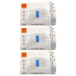 Combi 康貝 海洋深層水柔濕巾, 厚型, 80抽, 2g, 80張, 3包