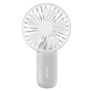 Kinyo 手持折疊充電風扇 附USB充電線, UF2066, 灰色