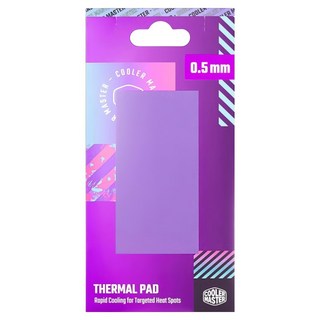 COOLER MASTER 酷碼 矽膠導熱片, Rapid Cooling for Targeted Heat Spots, Thermal Pad, 1個, Purple