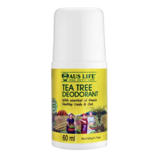 AUS LIFE 澳思萊 茶樹&小蒼蘭無鋁體香露 60ml, 1件
