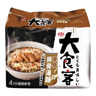 味王 大食客 藥膳排骨湯麵 92g, 4包