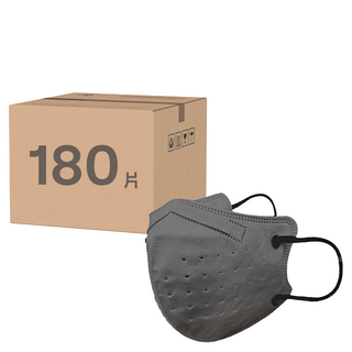 順易利 成人立體醫用口罩 細耳款 L, 太空灰, 30片, 6盒