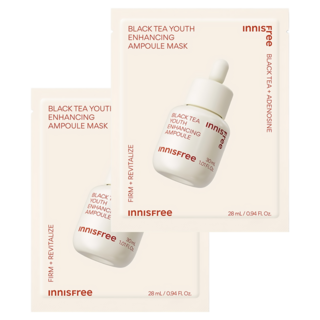 INNISFREE 台灣公司貨 紅茶極效修護安瓶面膜, 2個, 1個裝