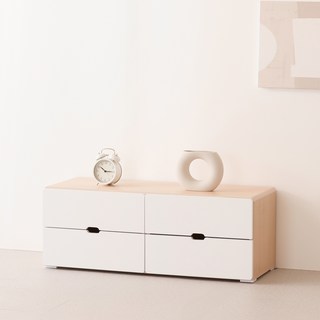 제이디퍼니처 레미 거실장, 매플화이트