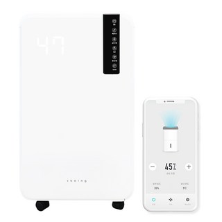쿠잉전자 IoT 스마트 제습기 12L, DH-0712W