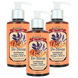 Ausgarden 澳維花園 De-Stress 按摩身體精油 乳香薰衣草, 155ml, 3瓶