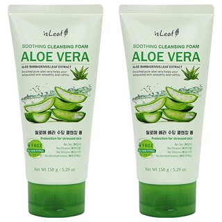 isLeaf 蘆薈舒緩洗面乳, 150g, 2件
