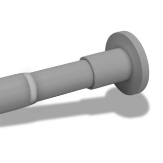 Higher Deco 超強力可調式免釘簡易安裝伸縮桿, 灰色