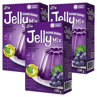 Bread Garden 葡萄口味果凍粉, 100g, 3盒