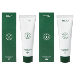 TITAD 清新口氣Plus牙膏, 2個, 100g