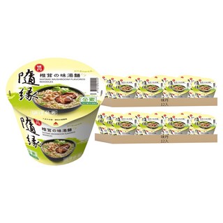味丹 隨緣 椎茸之味湯麵 60g, 24入
