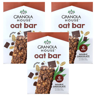 GRANOLA HOUSE 宴麥森林 巧克力風味燕麥棒 Set 6個 高纖 全穀營養, 192g, 3盒