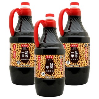 高慶泉 一品甲等醬油 純釀醬油, 1.6L, 3瓶