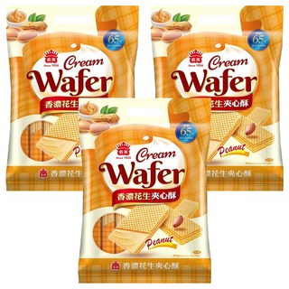 義美 香濃花生夾心酥, 400g, 3袋