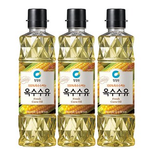 清淨園 玉米油, 500ml, 3個