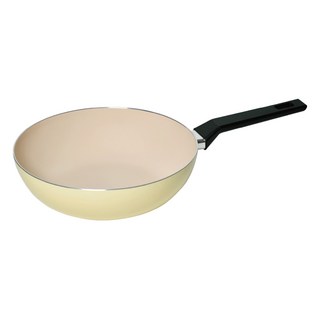 LocknLock 樂扣樂扣 春日黃陶瓷不沾IH鍋, 24cm, 1個