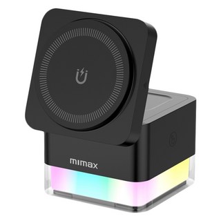 mimax 米覓 智慧無線充電器 6.68 x 6.8 x 6.8cm, 黑色, 1個