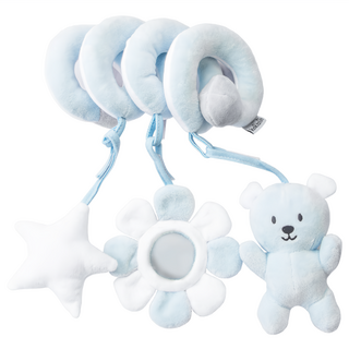 OhBabyLaugh 愛笑寶 動物床繞玩具, 藍色熊熊, 1個
