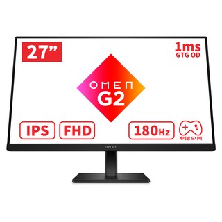 hp 惠普 FHD IPS 180Hz 電競螢幕, Omen 27 G2, 68.6cm