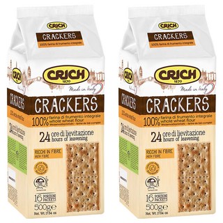 CRICH 克里奇 義大利多穀蘇打餅, 500g, 2包