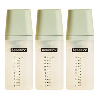 베베픽 실리콘 검정눈금 물약병, 3개, 민트