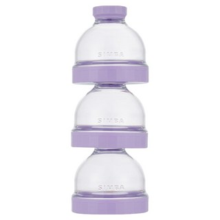 Simba 小獅王辛巴 神奇定量奶粉罐, 紫芙派 透明色, 1組