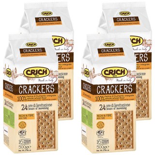 CRICH 克里奇 義大利多穀蘇打餅, 500g, 4包