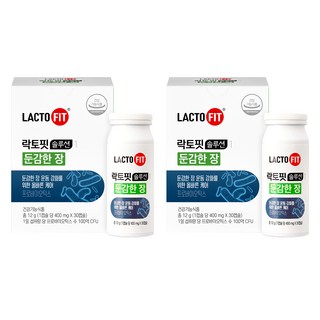 Chong Kun Dang 鍾根堂 LACTO-FIT 鐘根堂健康 解決方案 遲鈍腸道 12g, 30錠, 2個
