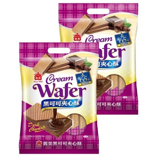 義美 夾心酥 黑可可, 400g, 2袋
