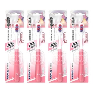 Shallop 刷樂 濃密護齦牙刷 SAA-H001-1 顏色隨機, 1入, 4支