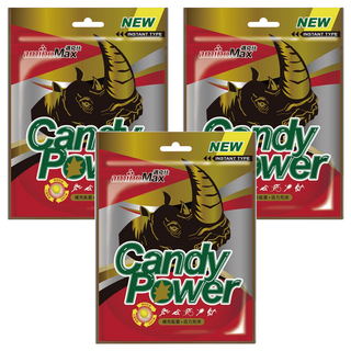 aminoMax 邁克仕 Candy Power 能量糖 蠻牛口味, 50g, 3包