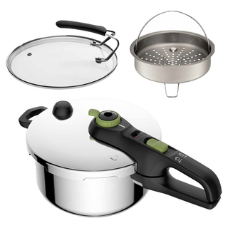 Tefal 特福 Secure Trendy 感應壓力鍋 7人份, 1套, 4L, 混合色