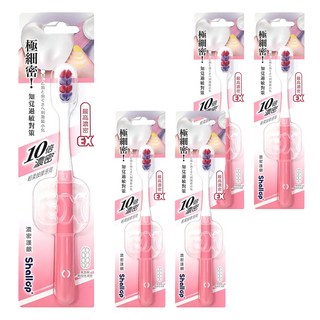 Shallop 刷樂 濃密護齦牙刷 SAA-H001-1 顏色隨機, 1入, 5支