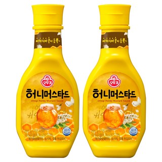 OTTOGI 不倒翁 蜂蜜黃芥末醬, 265g, 2瓶