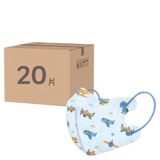 COMFIZ 康菲 3D醫療口罩 幼幼 1~3歲, 20片, 自由翱翔, 1盒
