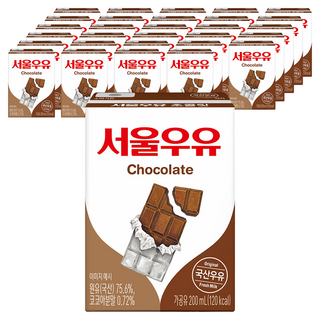 서울우유 초코 우유, 200ml, 144개