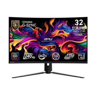 MSI 電競螢幕, 31.5吋, MPG 321CURX QD-OLED