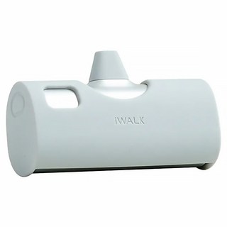 Iwalk Battery Twins雙頭口袋電源 20W 4900mAh Type-C/Lightning 83 x 35 x 48mm 117g, 銀色