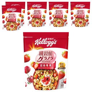 Kellogg's 家樂氏 纖穀脆 超級莓果, 300g, 6個