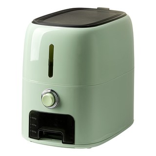 PINMOO 品沐 復古密封式儲米桶, 1個, 綠色