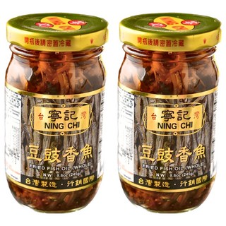 寧記 豆豉香魚, 炒菜/拌飯/拌麵皆適宜, 245g, 2罐