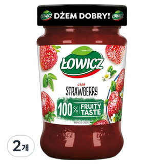 Lowicz 草莓果醬, 2個, 280g