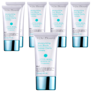 Dr.Douxi 朵璽 水漾美肌潤色隔離霜 SPF35 50ml 自然潤色 隔離紫外線 持久保濕, 6條