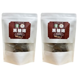 初誠良物 經典原味黑糖磚 台灣製造 嚴選素材, 18g, 10顆, 2包