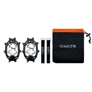 ECHT 13爪不鏽鋼鏈條冰爪, 黑色