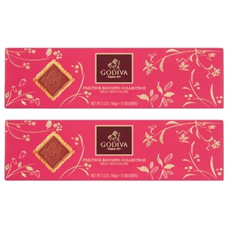 고디바 프레스티지 레이디 밀크 비스킷 컬렉션 초콜릿 12p 세트, 100g, 2세트