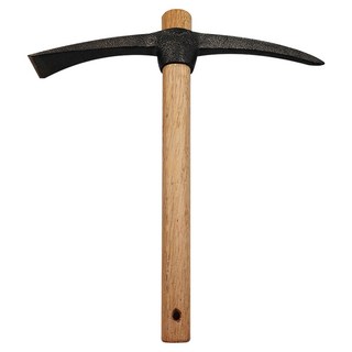 小美紀 十字鎬 短柄 141C 全長: 36公分 重量: 1000公克 材質: 鋼、木頭, 1支