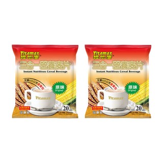 Vitamax 維他麥 三合一麥片 原味, 香醇穀物, 隨身包裝, 600g, 2袋