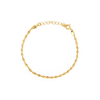 Shertz 女性925純銀麻花蛇骨鏈手鍊